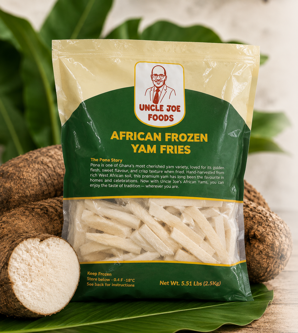 Yam farm in Ghana